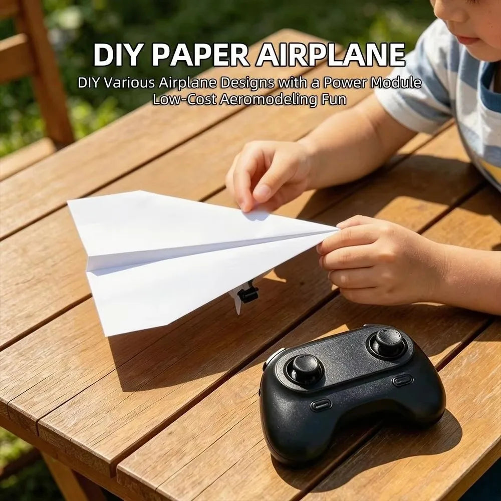 Zirotta FoldPilot – RC Paper Airplane with Gyro Stabilizer